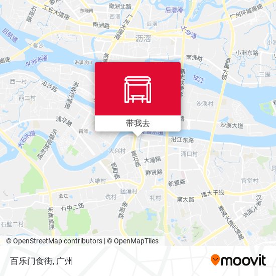 百乐门食街地图