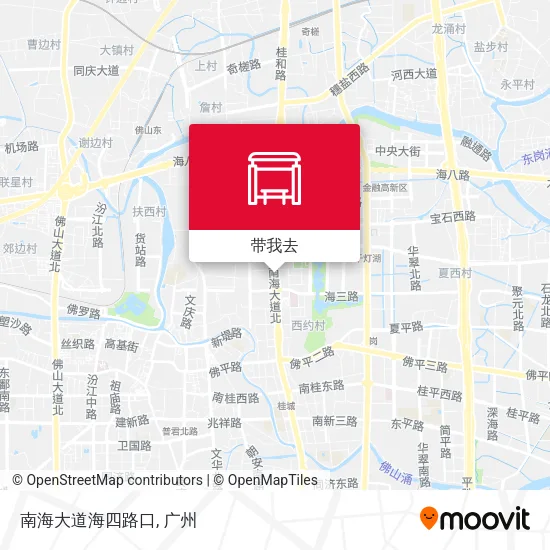 南海大道海四路口地图