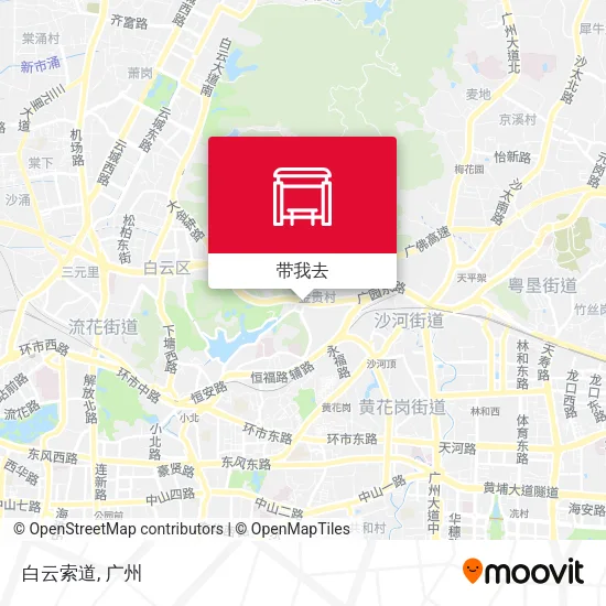 白云索道地图