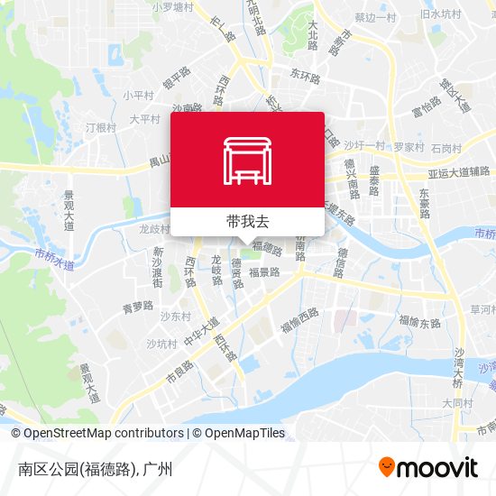 南区公园(福德路)地图