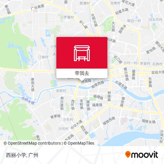 西丽小学地图