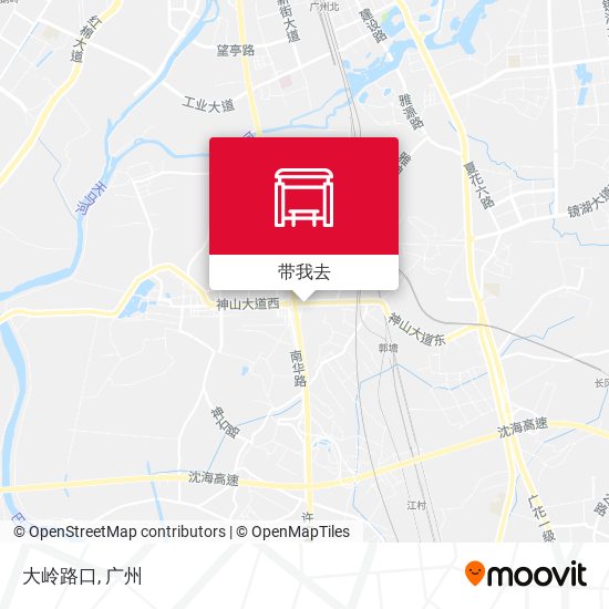 大岭路口地图
