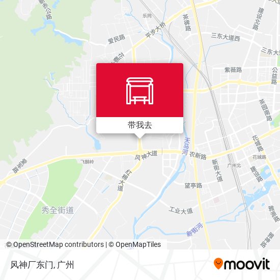 风神厂东门地图