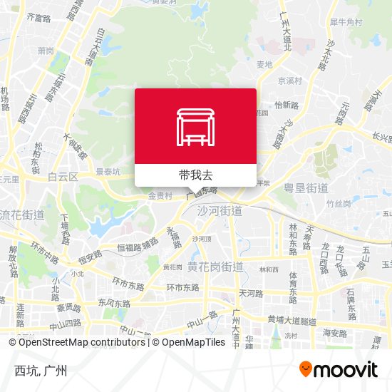 西坑地图