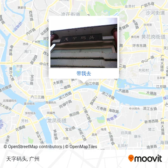 天字码头地图