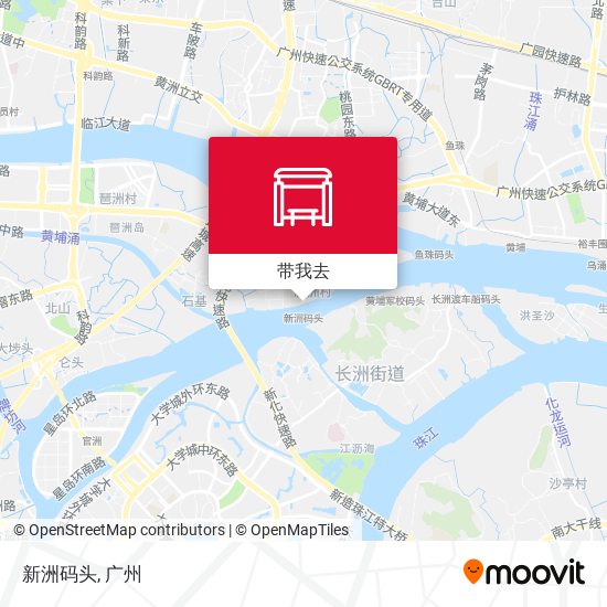 新洲码头地图