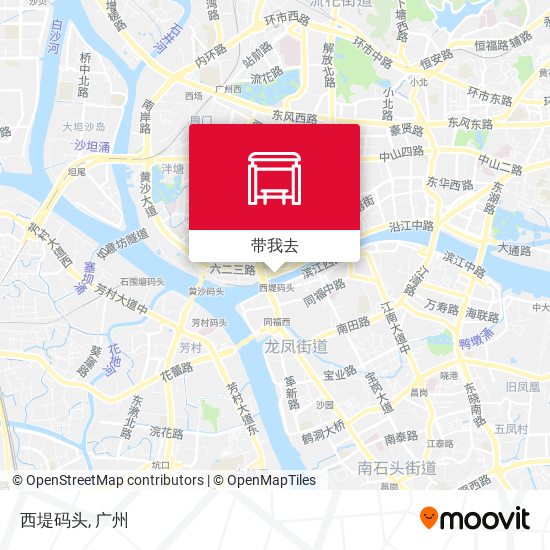 西堤码头地图