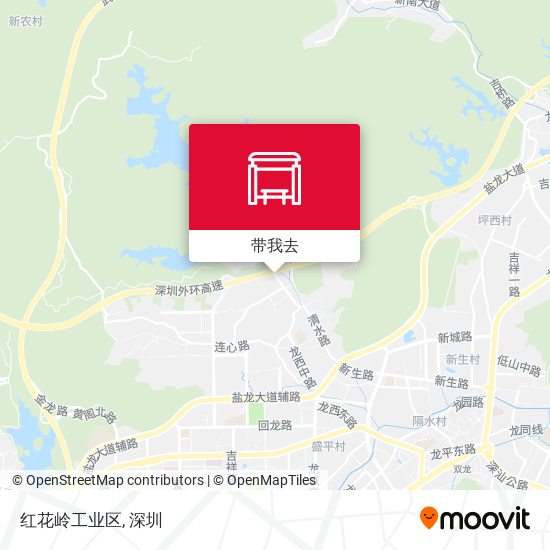 红花岭工业区地图