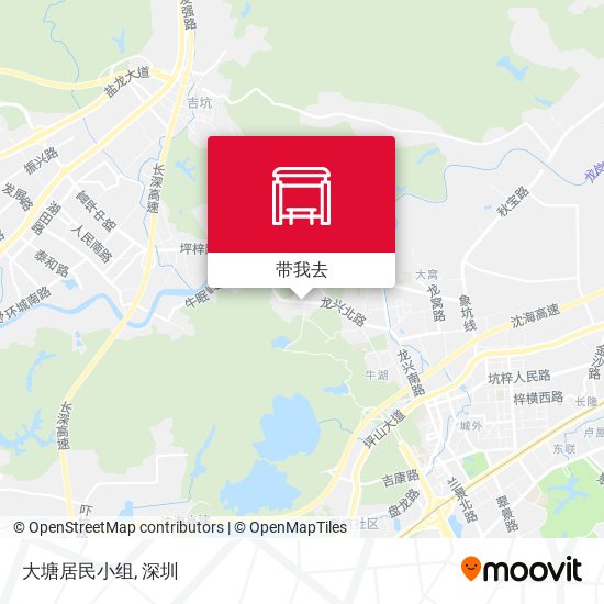大塘居民小组地图