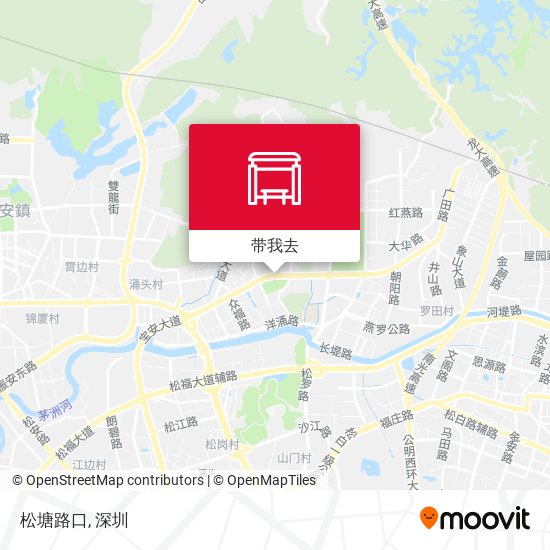 松塘路口地图