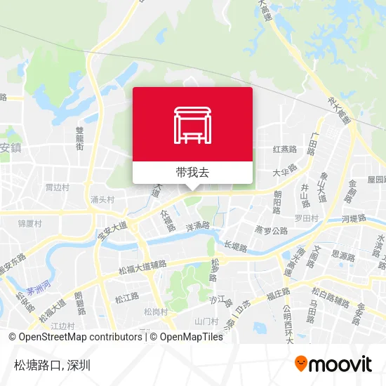 松塘路口地图