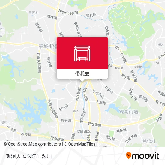 观澜人民医院1地图