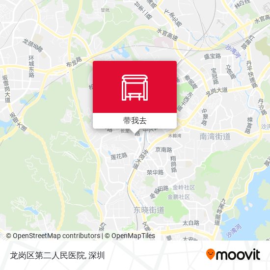 龙岗区第二人民医院地图