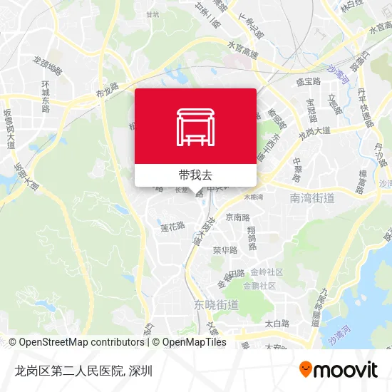 龙岗区第二人民医院地图