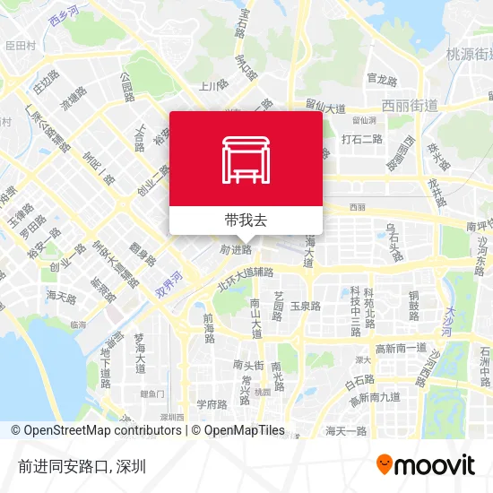 前进同安路口地图