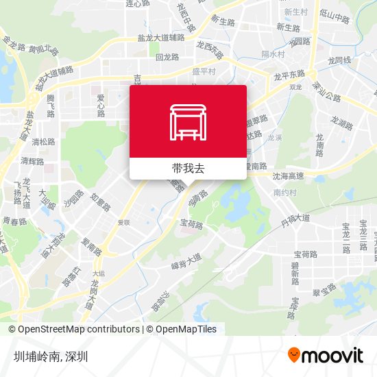 圳埔岭南地图