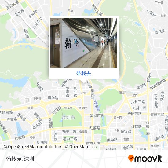 翰岭苑地图