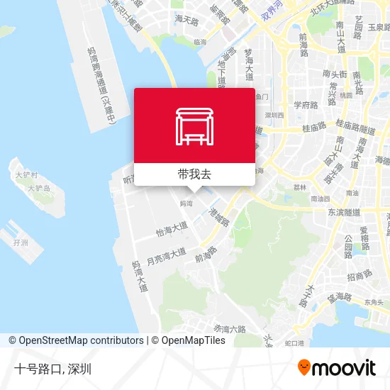 十号路口地图