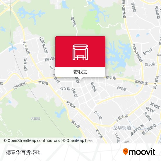 德泰华百货地图