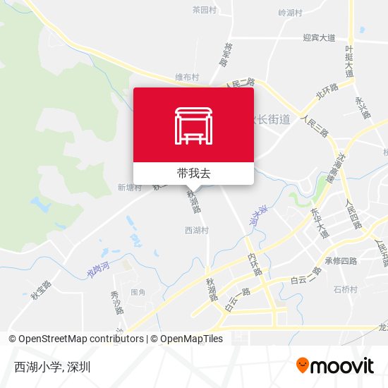 西湖小学地图