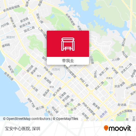 宝安中心医院地图