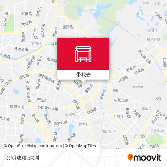 公明成校地图