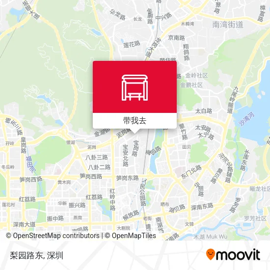 梨园路东地图