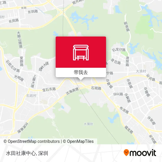 水田社康中心地图