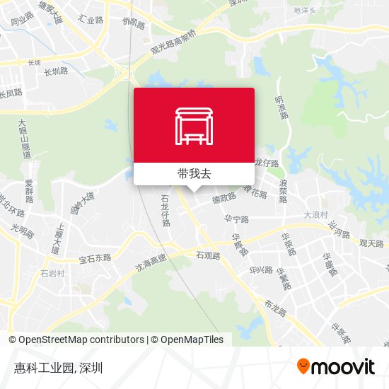 惠科工业园地图