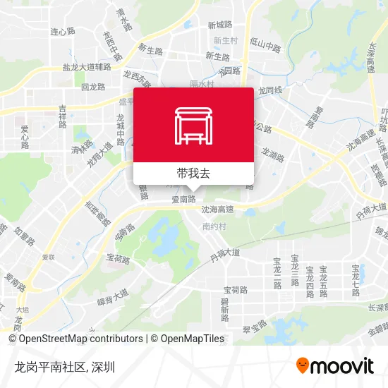 龙岗平南社区地图