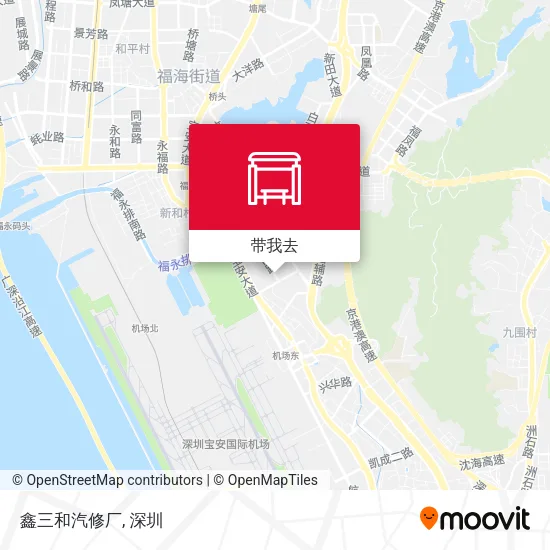 鑫三和汽修厂地图