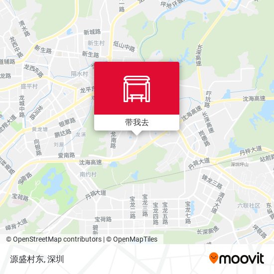 源盛村东地图