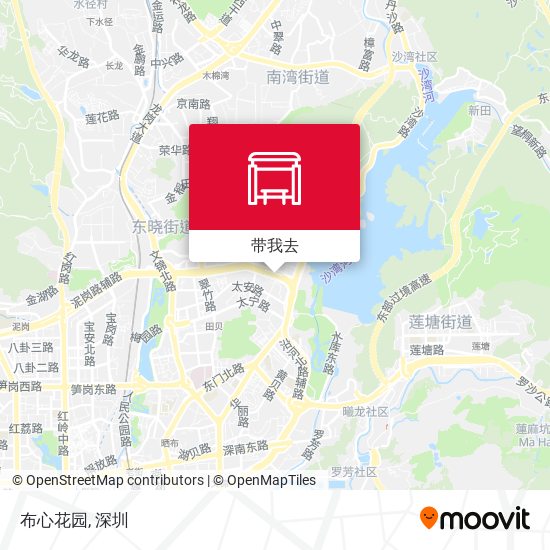布心花园地图