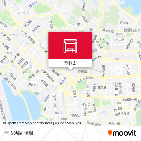 宝安法院地图