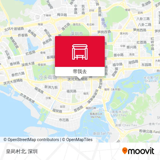 皇岗村北地图