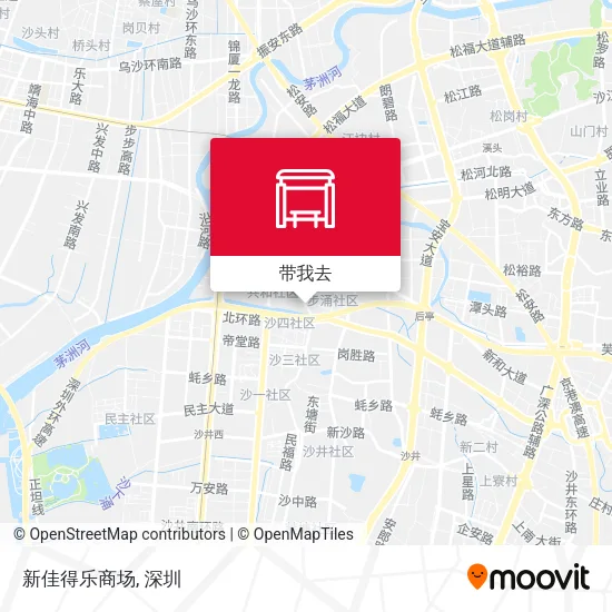 新佳得乐商场地图