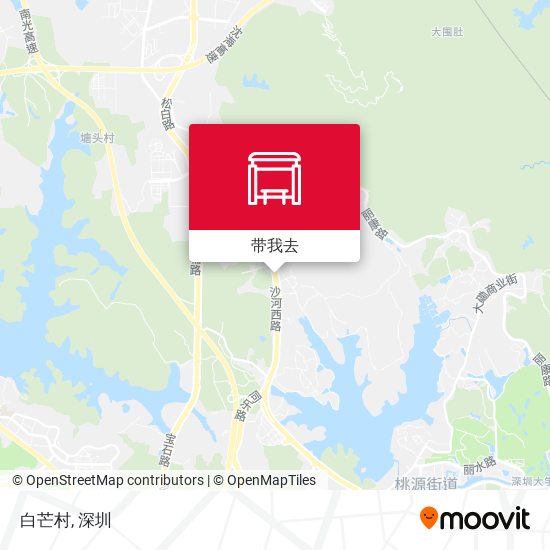 白芒村地图
