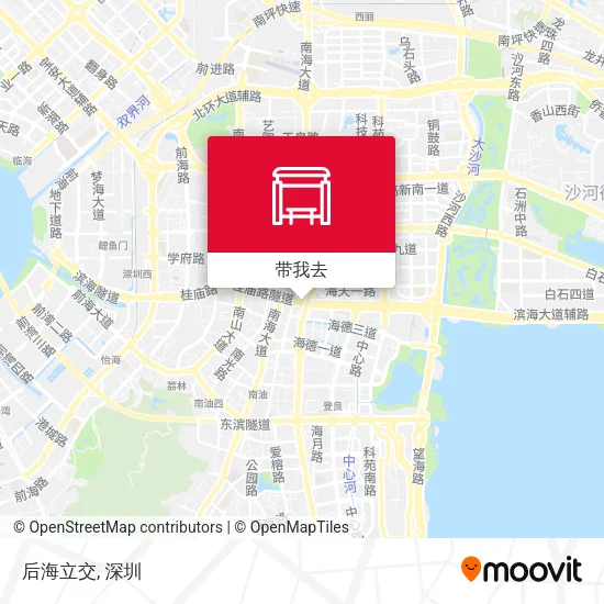 后海立交地图