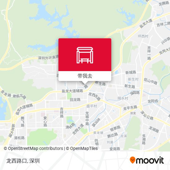 龙西路口地图
