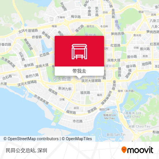 民田公交总站地图
