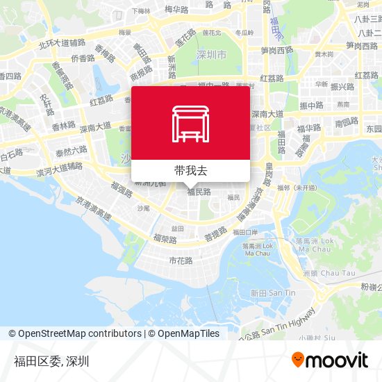 福田区委地图