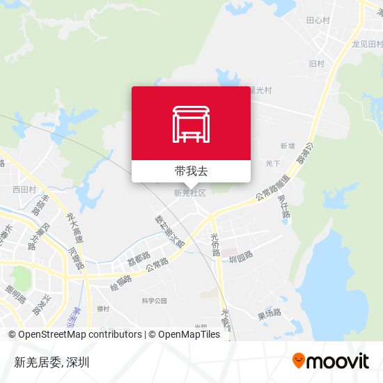 新羌居委地图