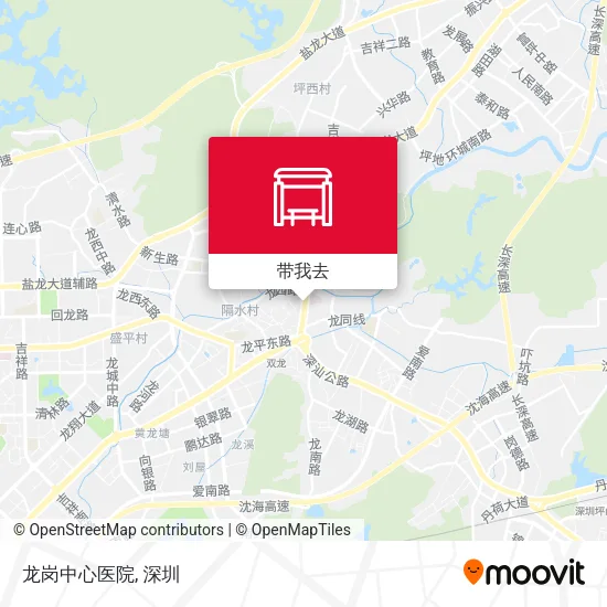 龙岗中心医院地图