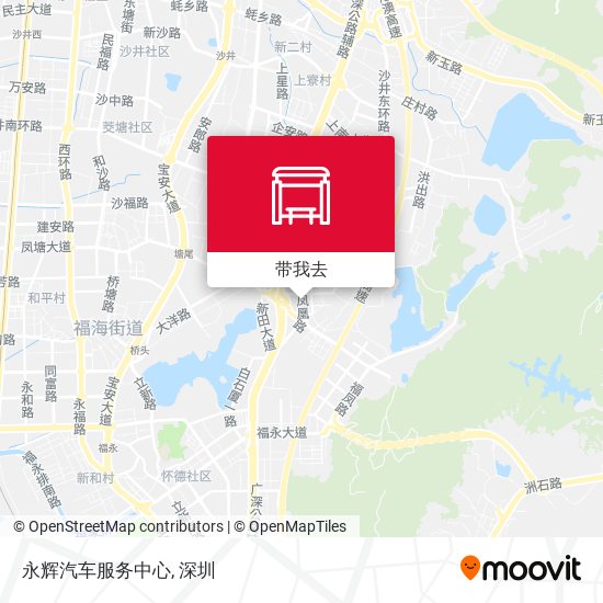 永辉汽车服务中心地图