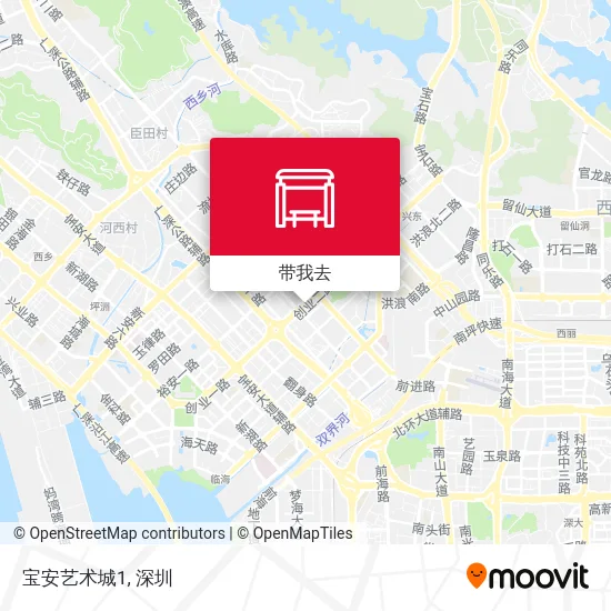 宝安艺术城1地图