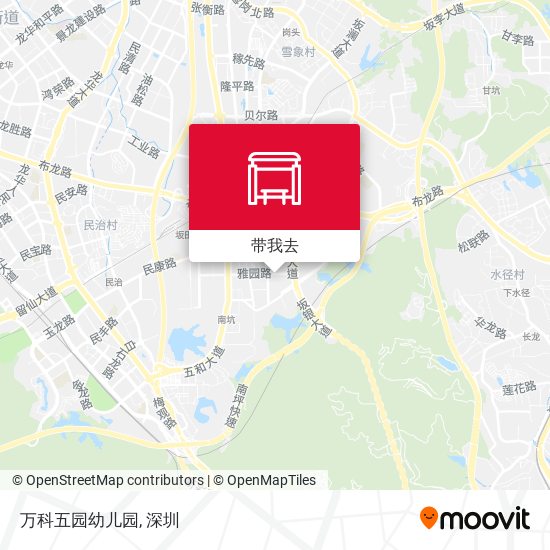 万科五园幼儿园地图
