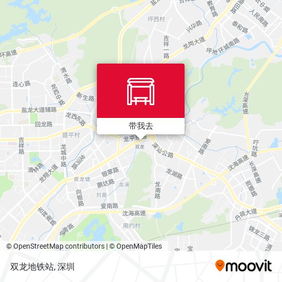 双龙地铁站地图