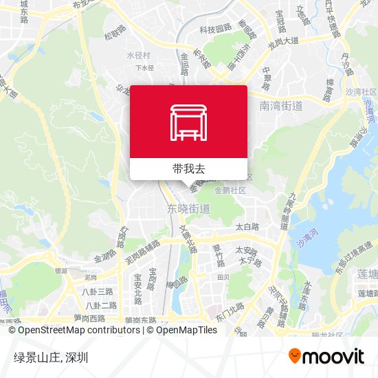 绿景山庄地图