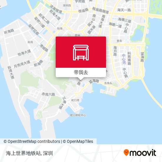 海上世界地铁站地图