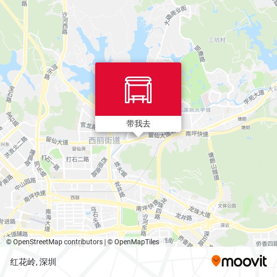 红花岭地图